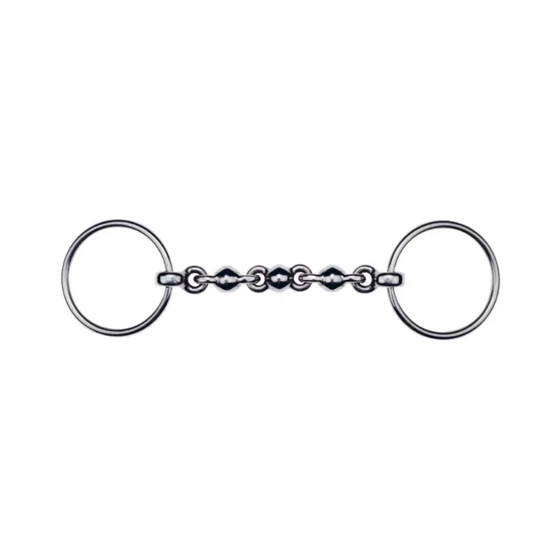 FEELING - Mors 2 anneaux Waterford Inox - 125 mm - Inox - Canon boules Promotion Saisonnire