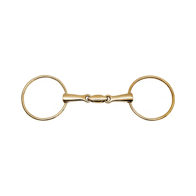 FEELING - Mors 2 grands anneaux Anatomic Maillechort - 135 mm - Maillechort - Canon double brisure Acheter Direct