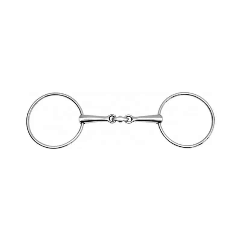 Acheter Direct FEELING – Mors 2 grands anneaux fin Anatomic Inox – 125 mm – Inox – Canon double brisure