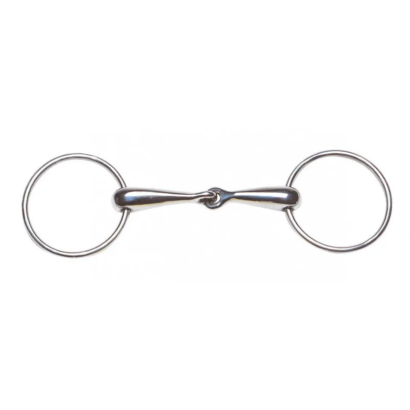 Dernier Modle FEELING - Mors 2 grands anneaux Inox - 115 mm - Inox - Canon simple brisure