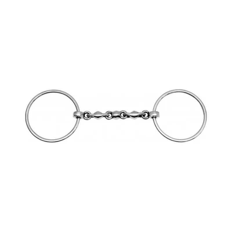 FEELING - Mors 2 grands anneaux Waterford Inox - 125 mm - Inox - Canon boules Acheter Direct