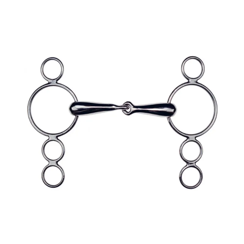 Prix Cass FEELING - Mors 4 anneaux Inox - 115 mm - Inox - Canon simple brisure