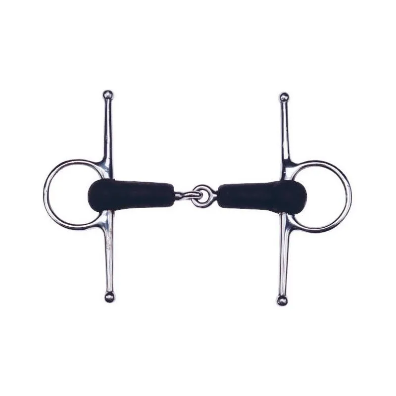 Produit De Marque FEELING - Mors Aiguilles Caoutchouc - 105 mm - Caoutchouc - Canon simple brisure