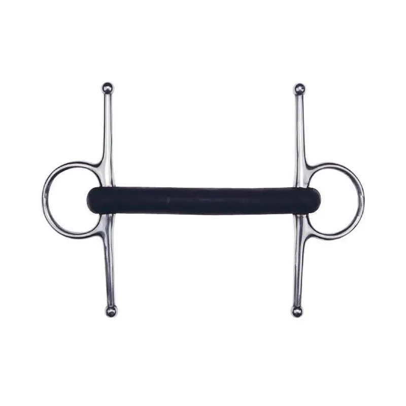 Produit De Marque FEELING - Mors Aiguilles droit Caoutchouc Rigide - 125 mm - Caoutchouc - Canon droit