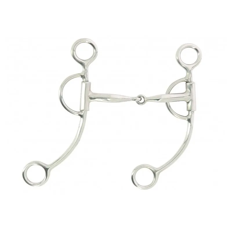 Meilleur Choix FEELING - Mors Amricain Inox - 125 mm - Inox - Canon simple brisure