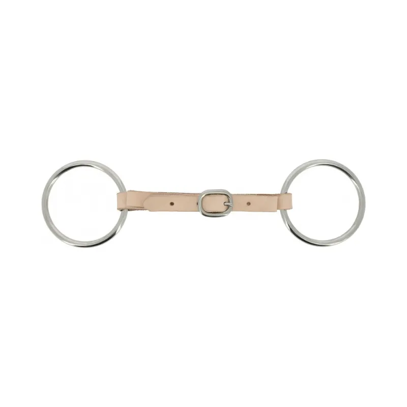 FEELING - Mors en cuir - 125 mm - Cuir - Canon droit Satisfait Ou Rembours