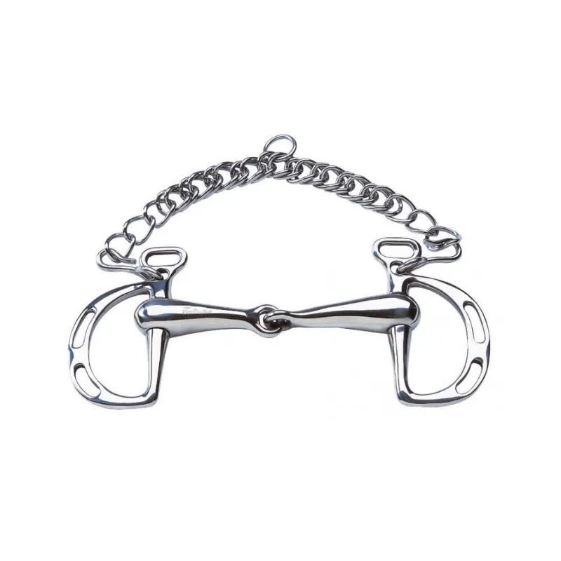 Dernier Modle FEELING - Mors Espagnol passes Inox - 115 mm - Inox - Canon simple brisure