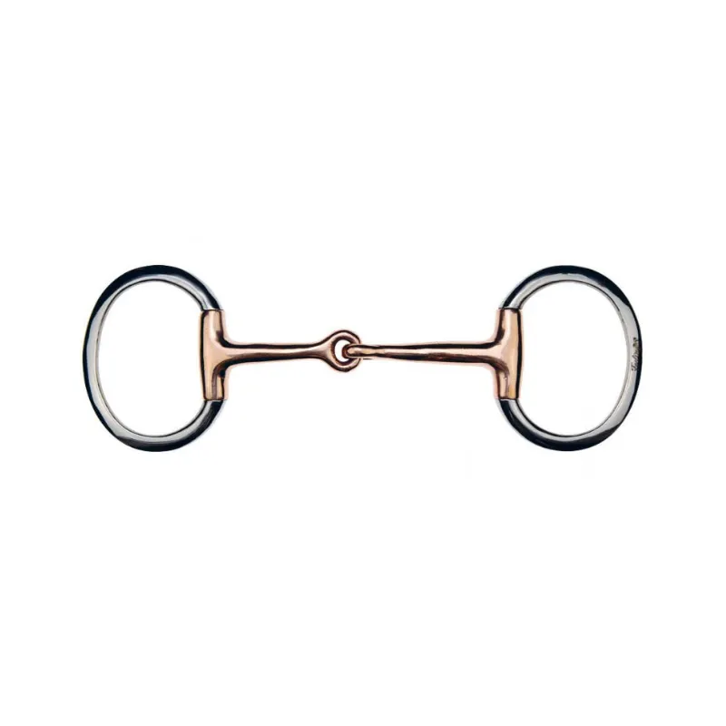 Promotion FEELING - Mors Olive anneaux plats Cuivre - 115 mm - Cuivre - Canon simple brisure