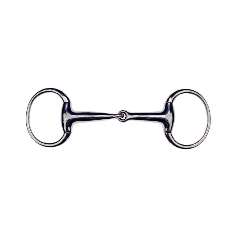 Haute Qualit FEELING - Mors Olive Inox - Canons creux - 115 mm - Inox - Canon simple brisure