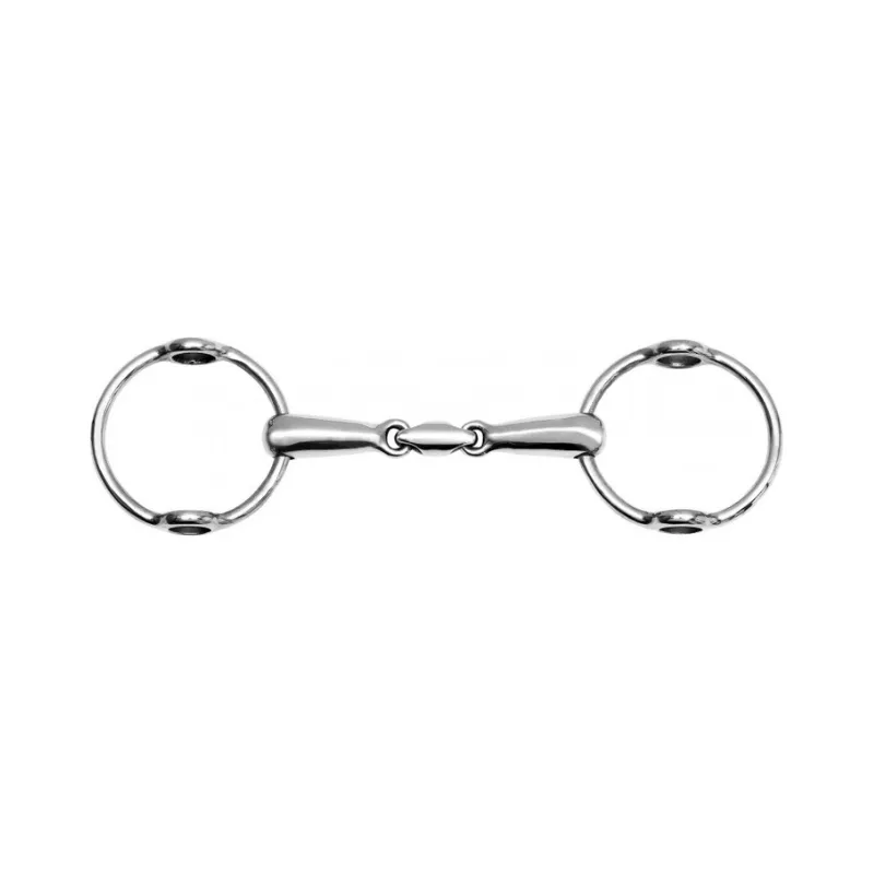 Vente Flash FEELING - Mors releveur Anatomic Inox - 125 mm - Inox - Canon double brisure