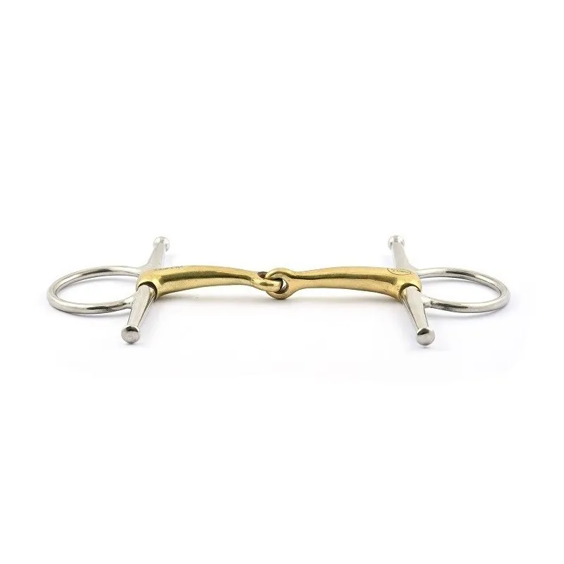 Meilleure Vente JUMPIN - Mors Aiguilles - 125 mm - German silver - Canon simple brisure
