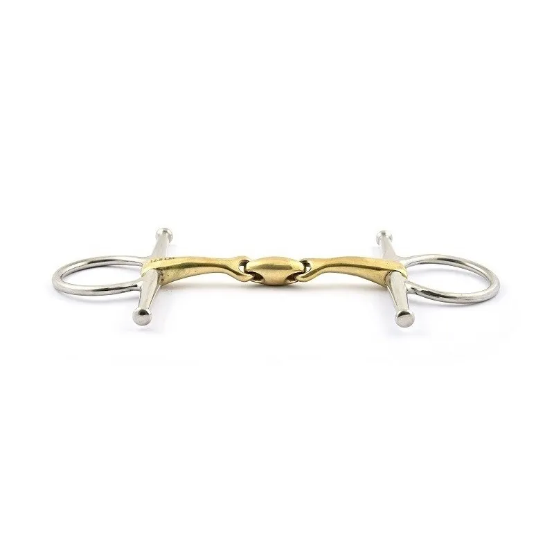 JUMPIN - Mors Aiguilles double brisure - 115 mm - German silver - Canon double brisure Satisfait Ou Rembours