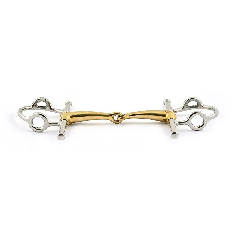 JUMPIN - Mors Aiguilles releveur - 125 mm - German silver - Canon simple brisure Nouvel Arrivage