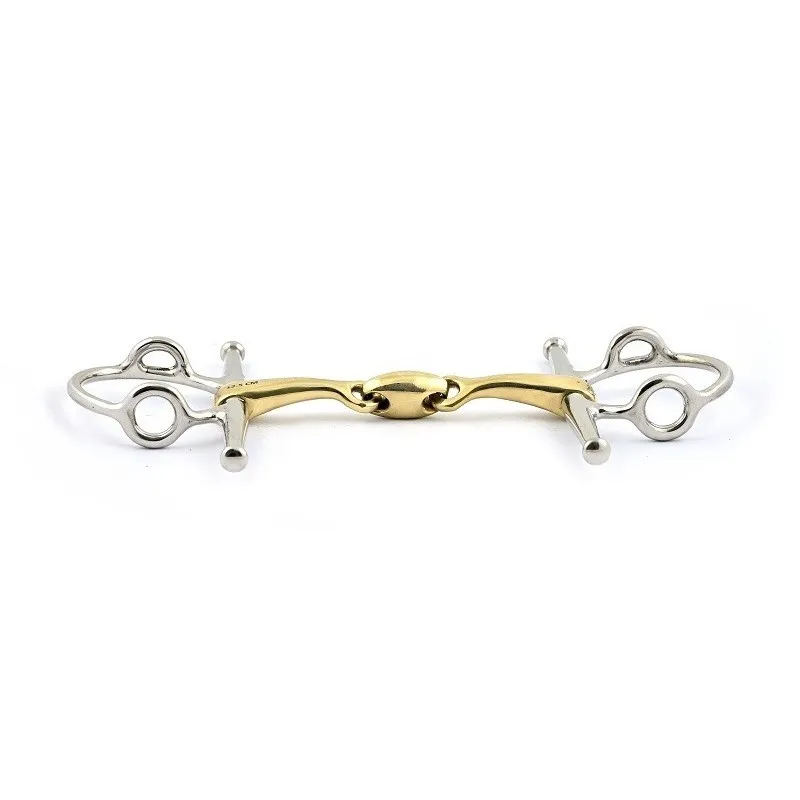 JUMPIN - Mors Aiguilles releveur double brisure - 115 mm - German silver - Canon double brisure Produit De Marque