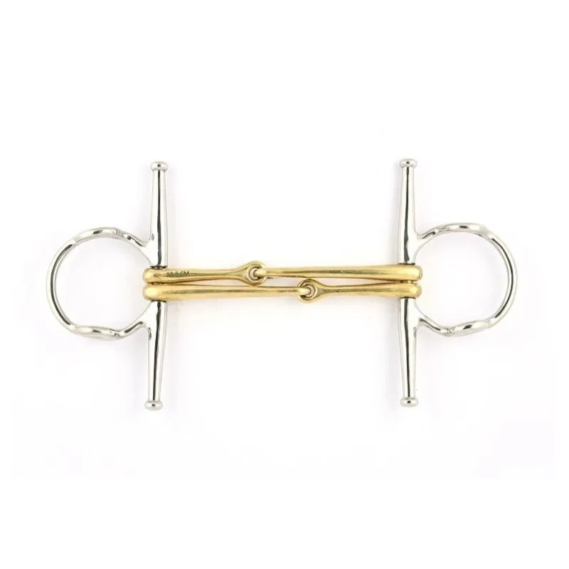 Acheter En Ligne JUMPIN - Mors Aiguilles releveur double canons - 125 mm - German silver - Canon double embouchure