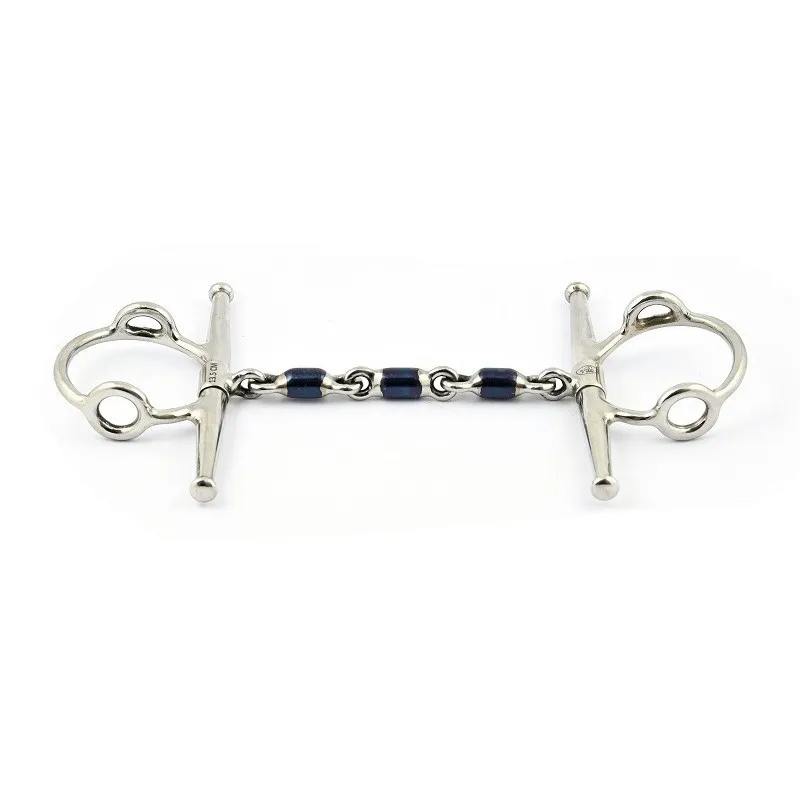 Acheter En Ligne JUMPIN - Mors Blue Steel Aiguilles releveur boules - 125 mm - Blue steel - Canon boules