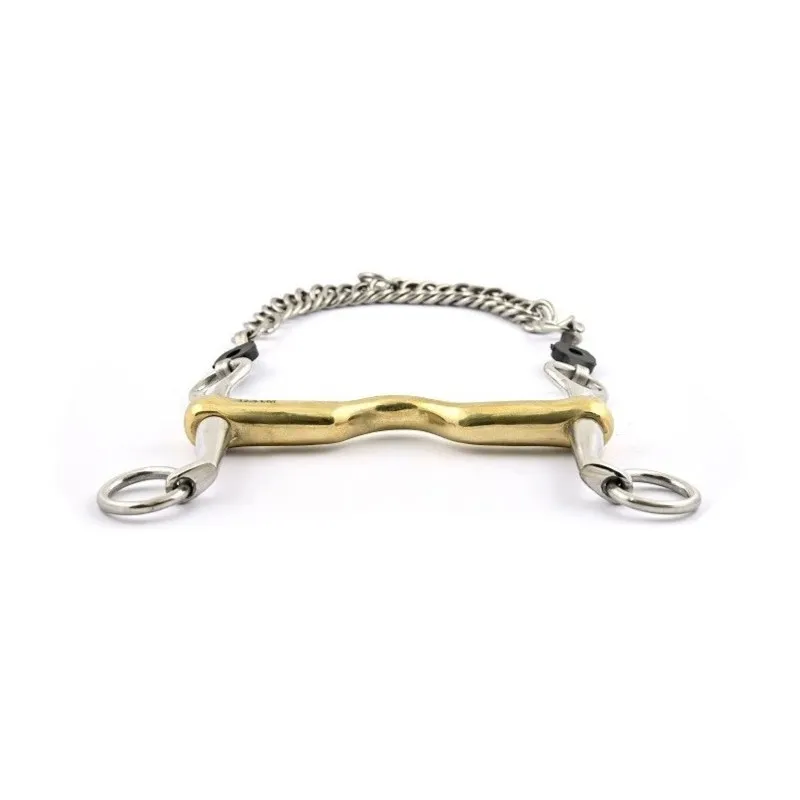 JUMPIN - Mors de bride pompe petites branches - 125 mm - German silver - Canon passage de langue Remise