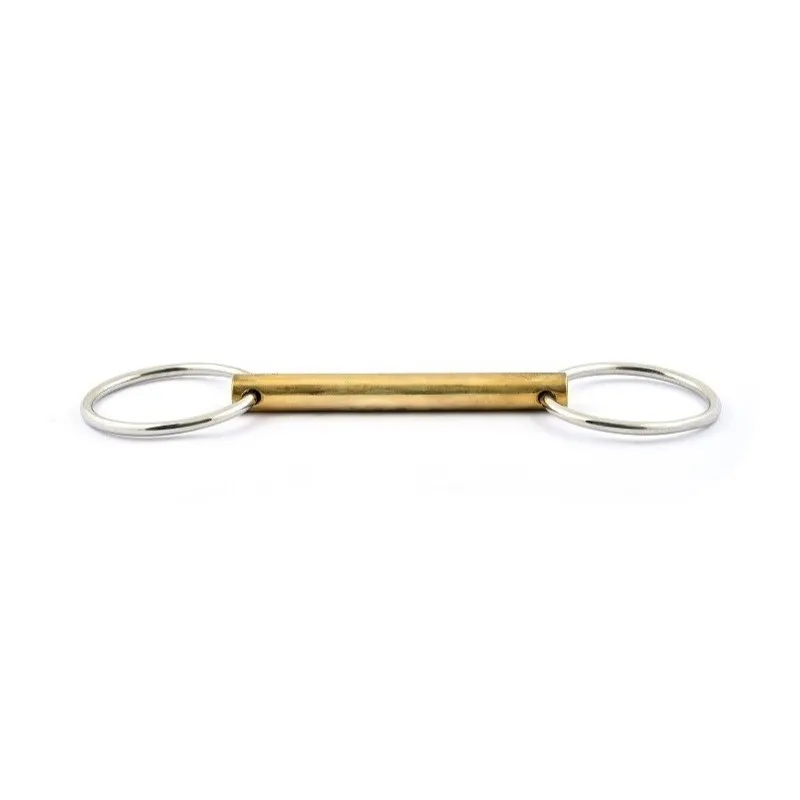 JUMPIN - Mors flte fin sans trous - 125 mm - German silver - Canon droit Prix Rduit