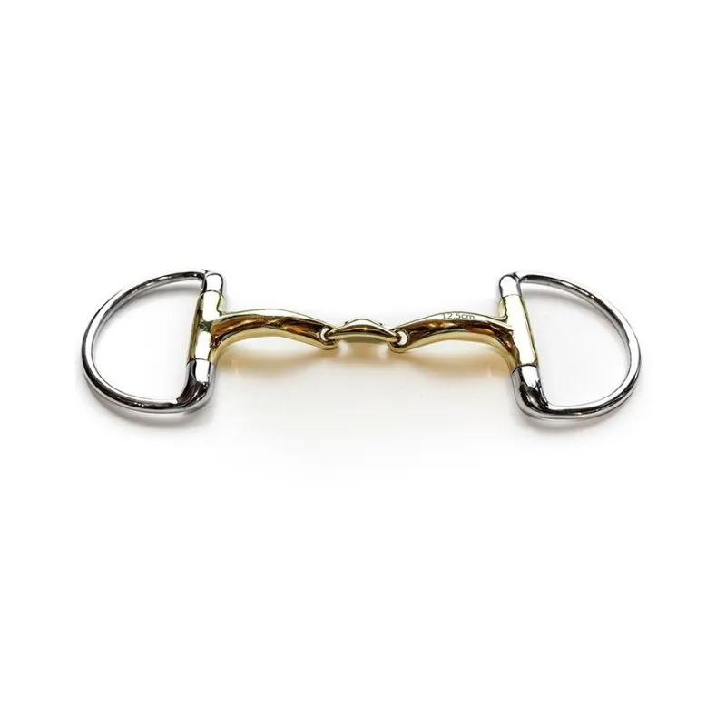 Commande En Gros JUMPIN - Mors Olive canon confort double brisure - 115 mm - German silver - Canon double brisure