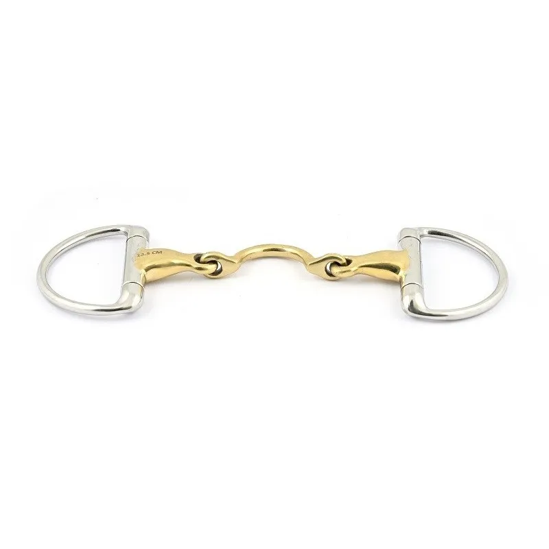 Bon Plan JUMPIN – Mors Olive double brisure avec passage de langue – 125 mm – German silver – Canon  passage de langue