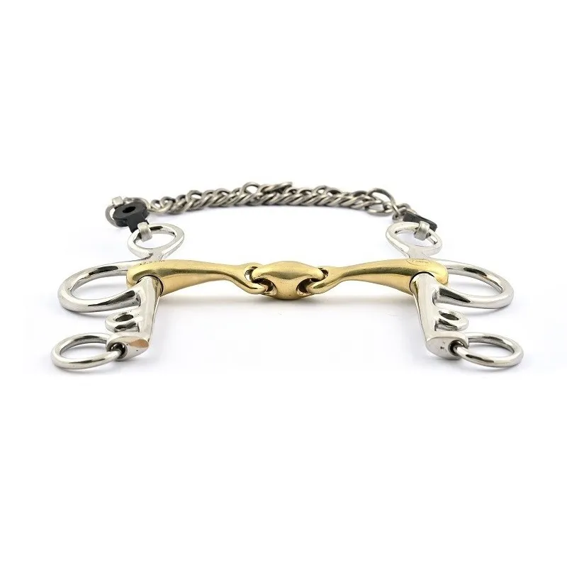 JUMPIN - Mors Pelham double brisure - 125 mm - German silver - Canon double brisure Jusqu puisement Des Stocks