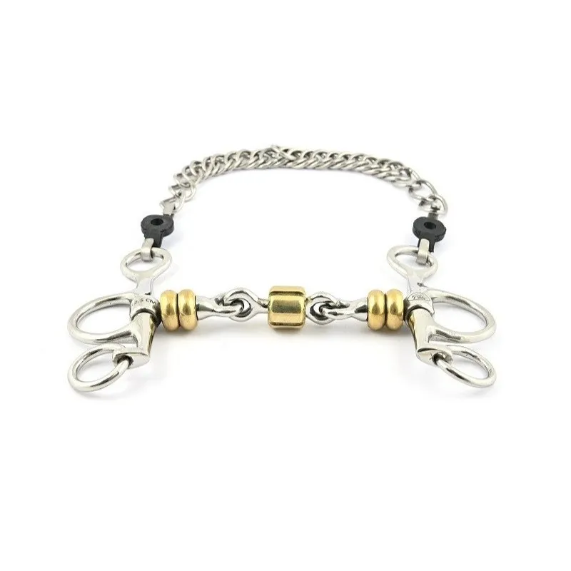 JUMPIN - Mors Pelham petites branches rouleaux - 125 mm - German silver - Canon rouleaux Meilleure Vente