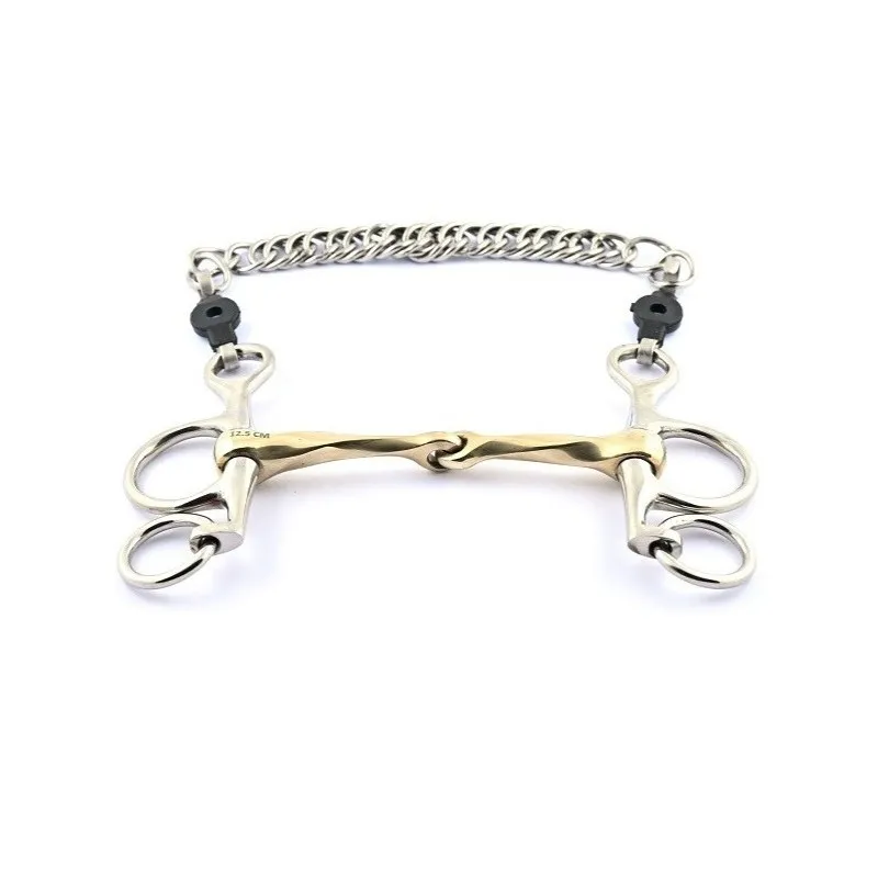 JUMPIN - Mors Pelham petites branches torsad - 125 mm - German silver - Canon torsad Must-Have