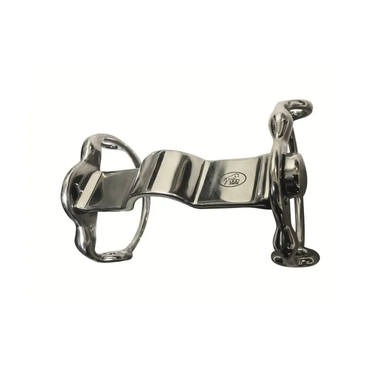 JUMPIN - Mors releveur plat inclinable - 125 mm - Inox - Canon plat Prix Promo