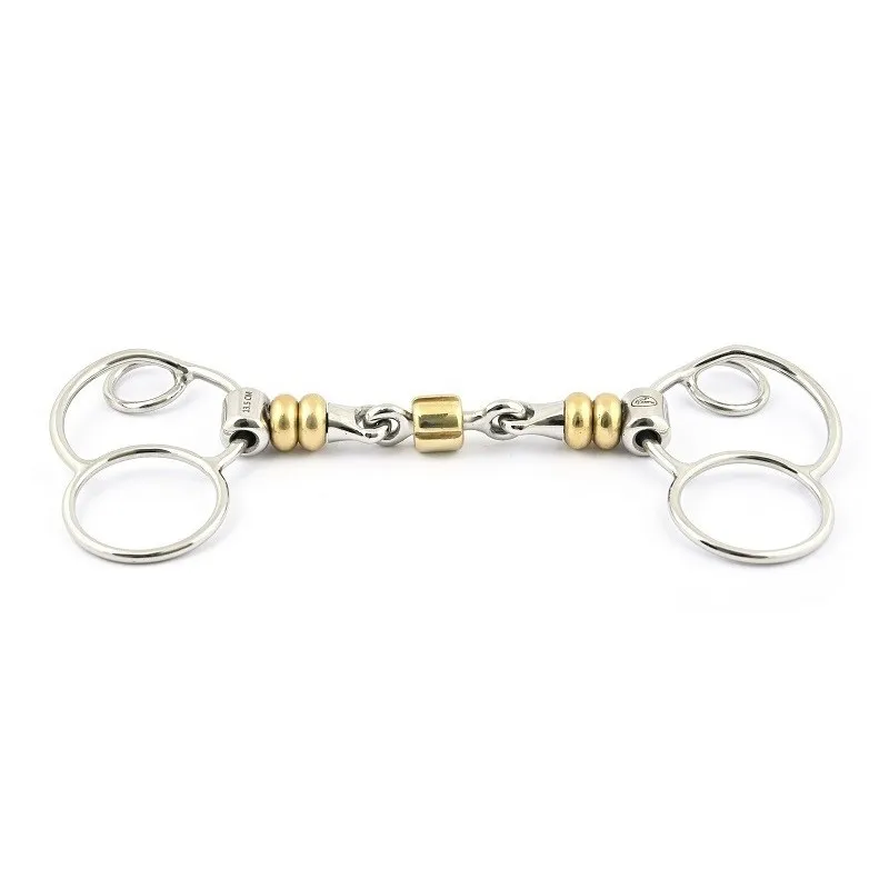 JUMPIN - Mors Pessoa allemand rouleaux - 125 mm - German silver - Canon rouleaux Affaire Saisir