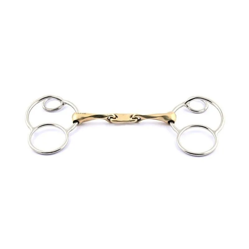 JUMPIN - Mors Pessoa allemand torsad palette - 125 mm - German silver - Canon palette Petit Prix