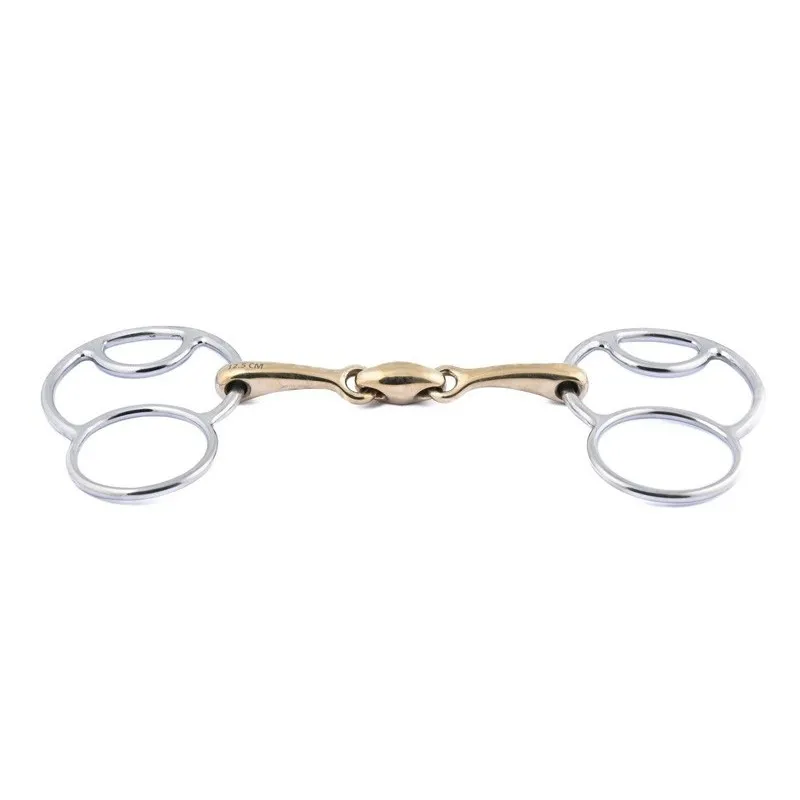 JUMPIN - Mors Pessoa Newstyle double brisure - 125 mm - German silver - Canon double brisure Nouvel Arrivage