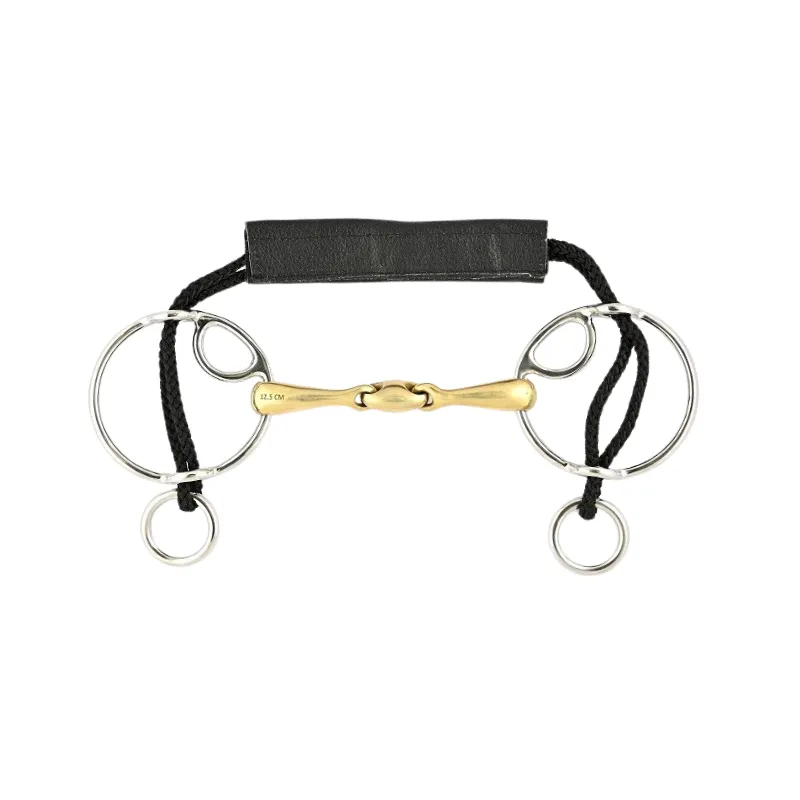JUMPIN - Mors releveur combin - 125 mm - German silver - Canon double brisure Achat Immdiat