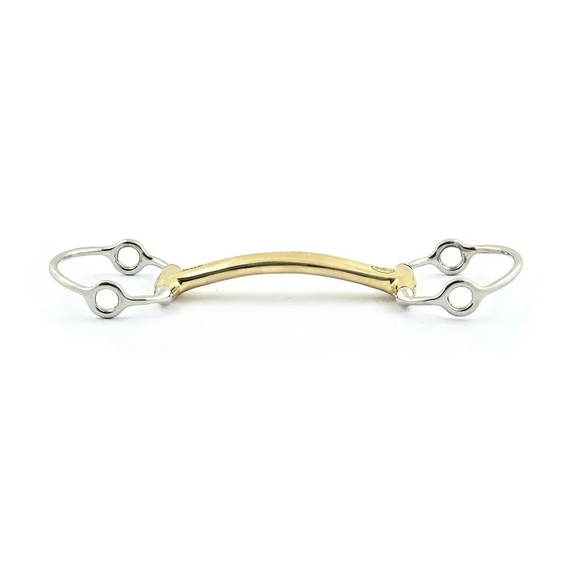 JUMPIN - Mors releveur droit olives - 125 mm - German silver - Canon droit Seulement Aujourdhui