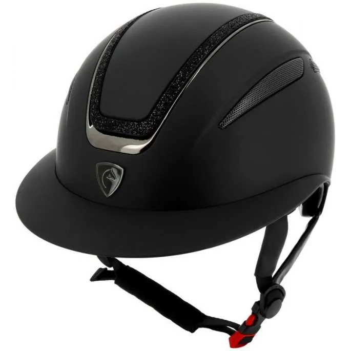 Casque Agris Visire Large noir mat contour top lam - Equithme - noir - 53/55 Commande En Gros