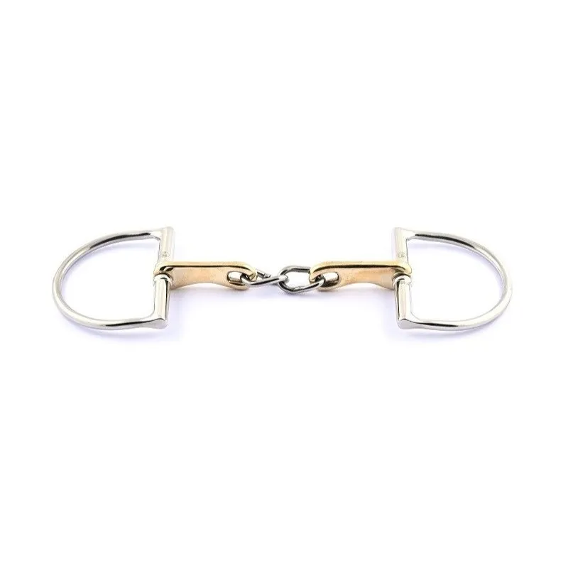 Expdi Aujourdhui JUMPIN - Mors Verdun avec double brisure chaine - 125 mm - German silver - Canon double brisure