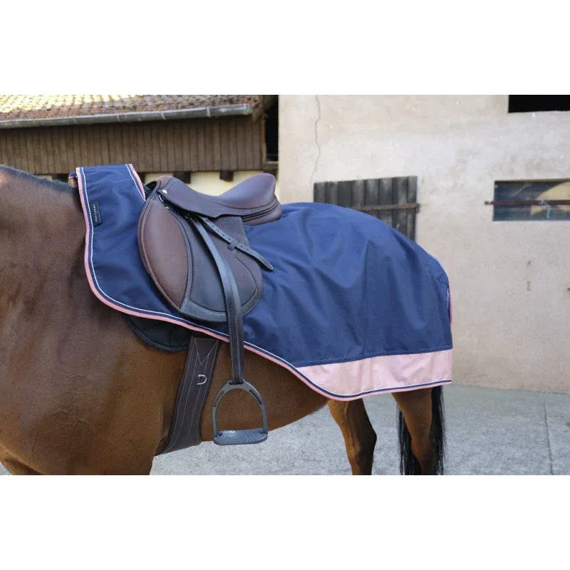 Meilleur Prix Manta para caballo Equi-Theme Tyrex 600D Exercise Sheet - Polycotton / Grey/Brown / 140 cm