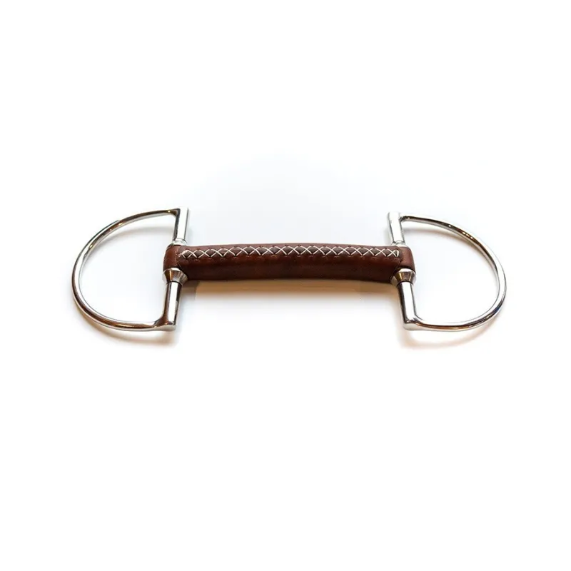 Bon Plan JUMPIN - Mors Verdun US en cuir rond - 125 mm - Cuir - Canon droit