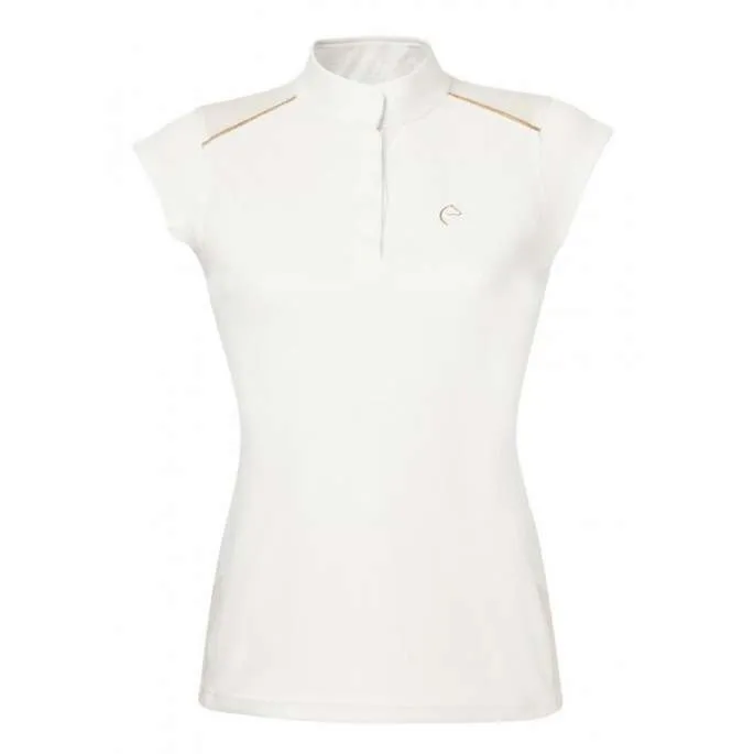 Meilleure Vente Polo Brussels Dame sans manches - Equithme - blanc - femme - S