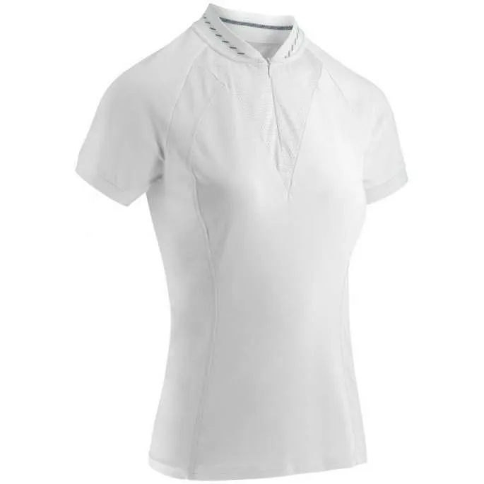 Meilleure Vente Polo lodia Dame manches courtes - Equithme - blanc - femme - XL