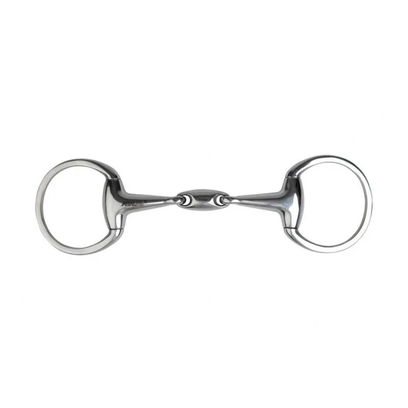 Expdi Aujourdhui METALAB - Mors Olive double brisure Inox - 135 mm - Inox - Canon double brisure