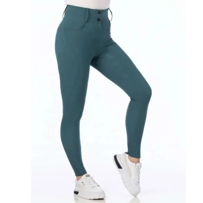 Pantalon Je t'aime Queen Femme - Equithme - taupe - femme - 42 Prix Bas