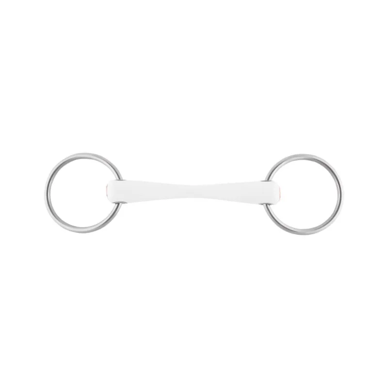 NATHE – Mors 2 anneaux droit – 120 mm – Rsine – Canon droit Dernier Modle
