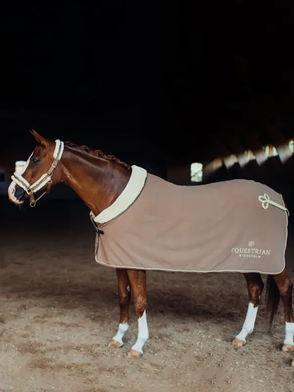 Manta para caballo Equestrian Stockholm Fleece manta Fur Champagne - 135 / Champagne Haute Qualit