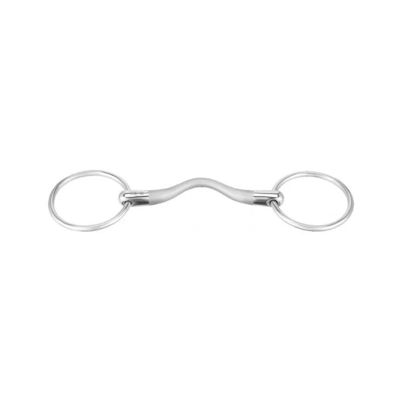 SPRENGER - Mors 2 anneaux passage de langue Satinox - 115 mm - Satin - Canon passage de langue Meilleur Prix