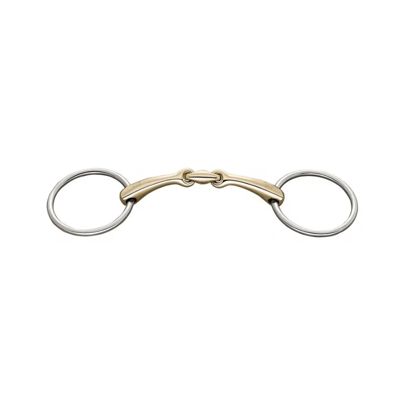 SPRENGER - Mors 2 anneaux Dynamic RS double brisure Sensogan - 125 mm - Sensogan - Canon double brisure Soldes