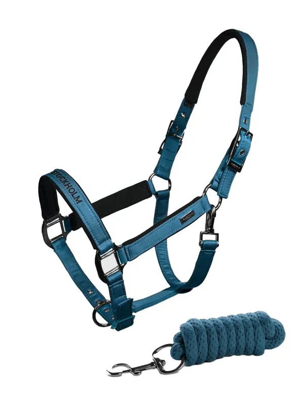 Commande En Gros Clean cabezada de cuadra & ramal Equestrian Stockholm cabezada de cuadra & ramal Aurora Blues - Cob / Aurora Blues