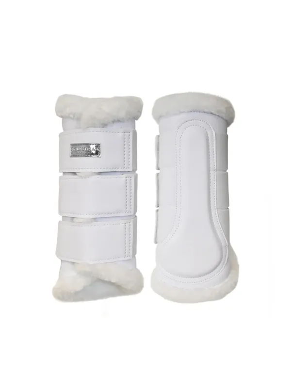 Vente Flash Equestrian Stockholm protectores White Silver - L / White Silver
