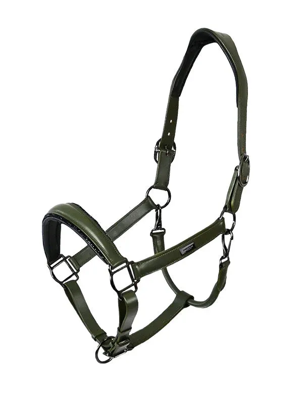 Anatomic Glimmer Leather cabezada de cuadra Equestrian Stockholm Glimmer Anatomic Leather - Pony / Striking Valley Commande En Gros