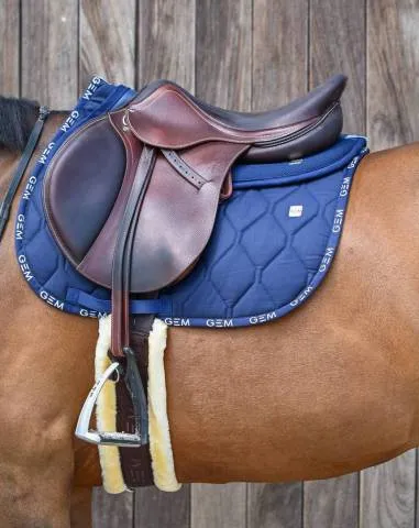 Nouvel Arrivage Tapis de selle LOVE MIXTE Marine - GEM - Bleu marine - Mixte - Cheval