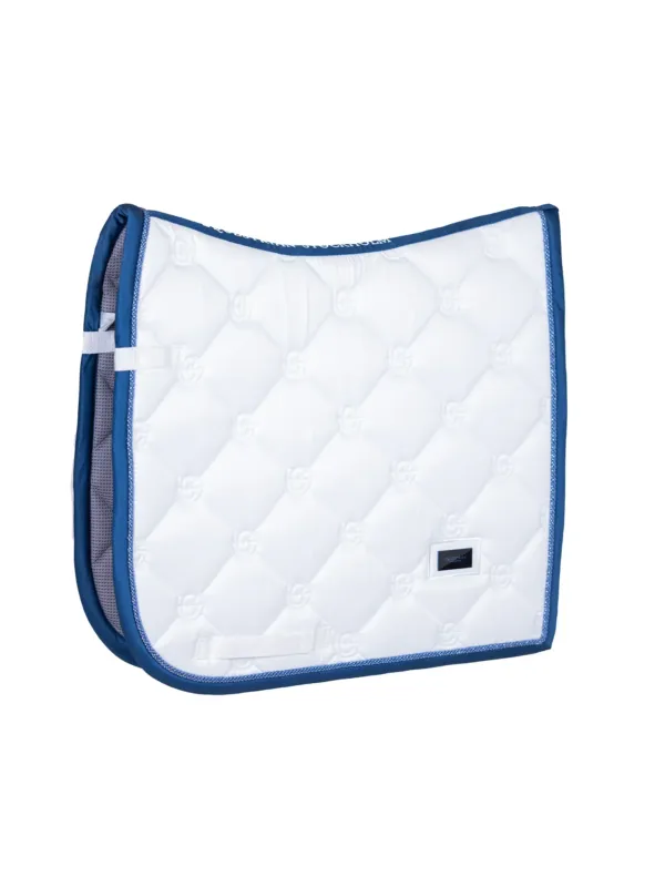 Mantilla de doma Original Equestrian Stockholm mantilla de doma White - Cob / Blue Meadow Pas Cher